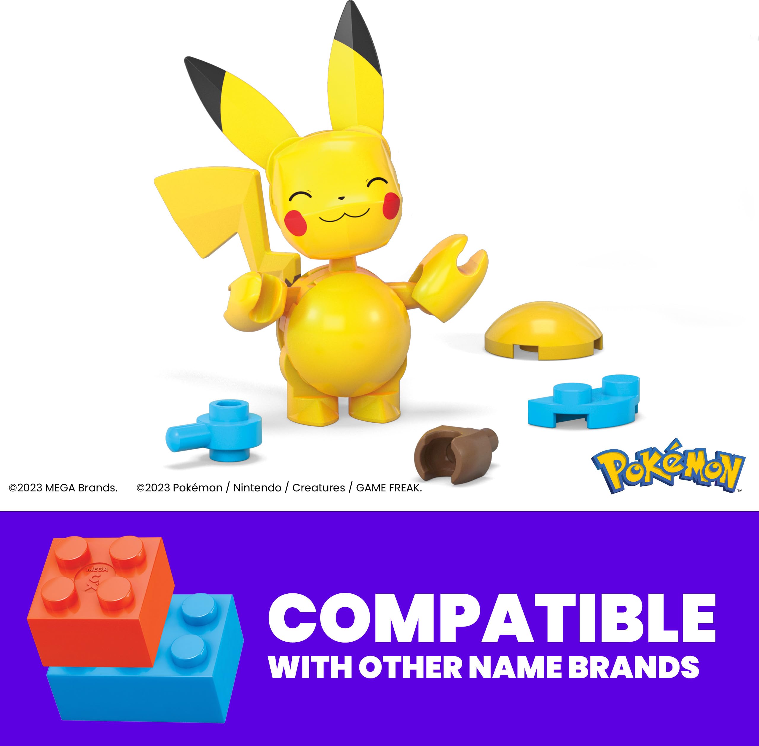 MEGA Pokémon Building Toy Set: Pikachu & Zubat - Gallery 8
