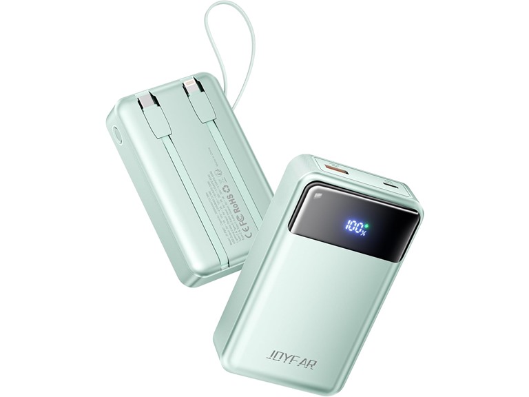 Joyfar Power Bank 65W Green 2PK