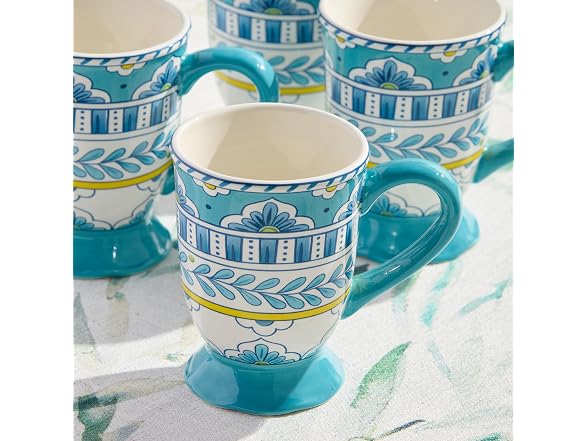Porto 18oz Ceramic MUGS, SET of 4 