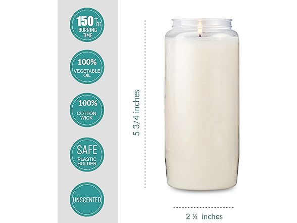 Tribello 6 Day Candles, 1 Pack 