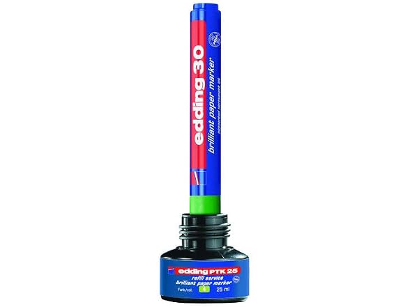 edding 30 brilliant flip-overmarker - zwart -