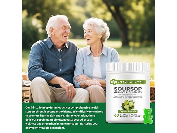 Soursop Graviola Gummies 60 Count