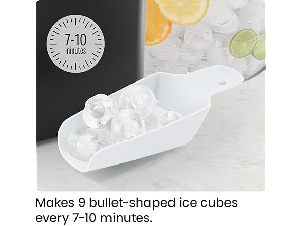 ICEMAN Dual-Size Ice Maker Countertop - Portable