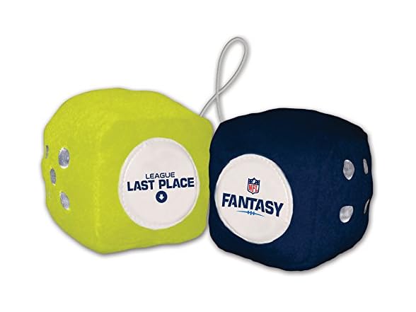 NFL Fantasy Football Fuzzy Dice