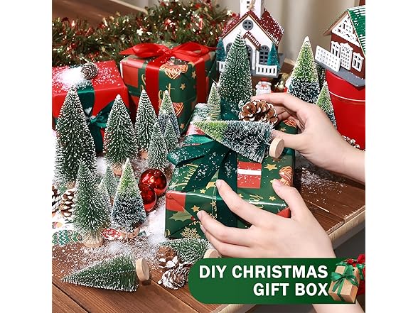Ayieyill 35Pcs Mini Christmas Décor