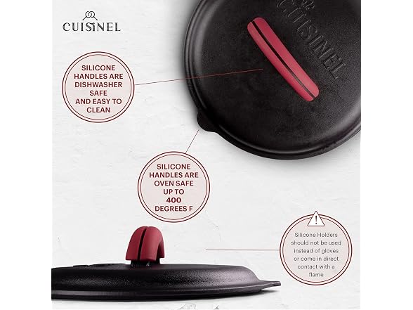 Cuisinel Cast Iron Lid - Fits 12"