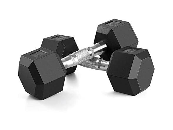 Portzon Rubber Dumbbell