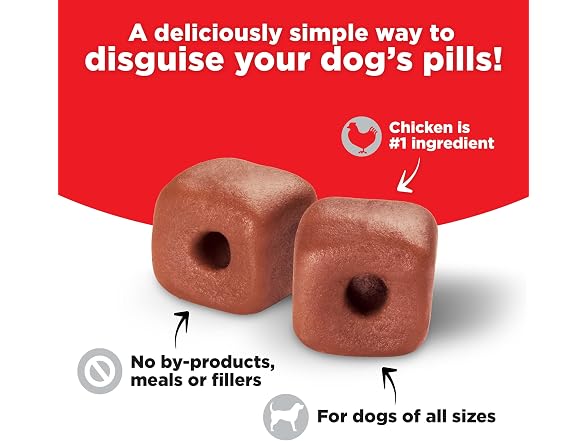 5PK Milk-Bone Pill Pouches Dog Treats With R