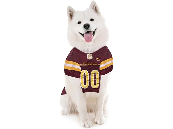 Pets First NFL NFC East Mesh Jersey for Dogs, Commanders - Gallery 3