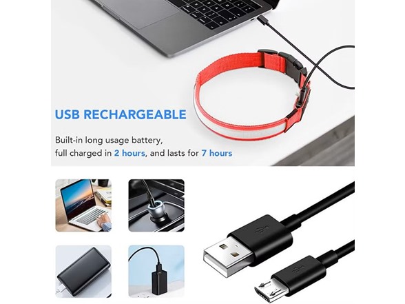 Milex LED Light-Up Luminous Collar