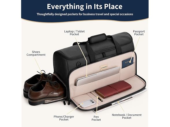 VERAGE Duffel Bag Carry On Suit
