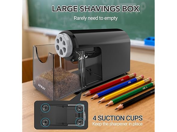 Black Electric Pencil Sharpener