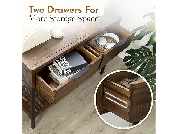 Bme Millie Farmhouse Solid Wood Console Table