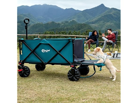 Portal Black 300L Foldable Wagon Cart