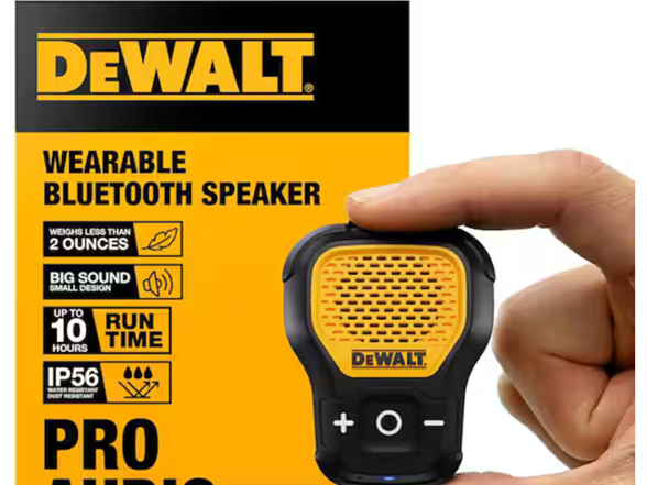 DEWALT DXMA1901148 Wearable Bluetooth Speaker