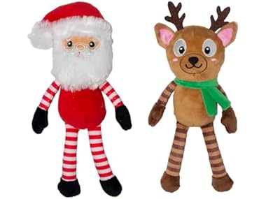 $4.99 Fringe Studio Pet Toy, Friend at Frost Sight Dog Toy 2 Pk dealfomo