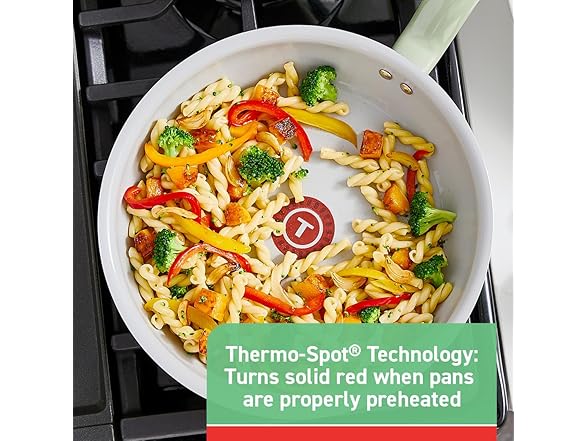 T-Fal T-fal Recycled Ceramic Nonstick Cookware Set 12 Piece