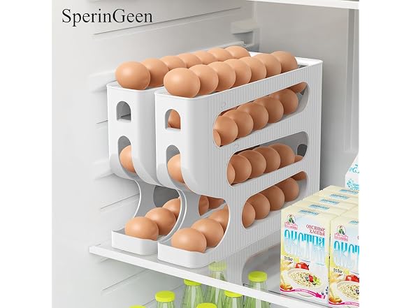 Automatic Rolling Down Egg Holder