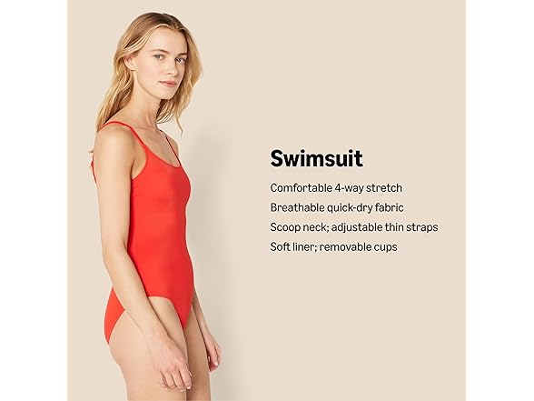 Amazon Essentials Women X-Large Classic Swimsuit