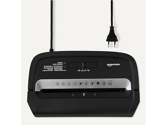 Amazon Basics 6-Sheet High Security Shredder