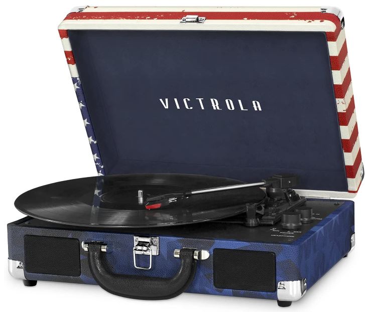 (NEW) Victrola 3-Speed Bluetooth Suitcase Record Player - Gallery 23