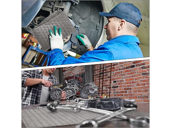 4 Pack Oil Absorbent Pads For Garage