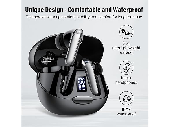 AI Language Translation Earbuds | EV68 (Open Box)