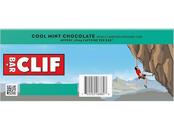 10PK CLIF BAR Energy Protein Bars Cool Mint Chocolate