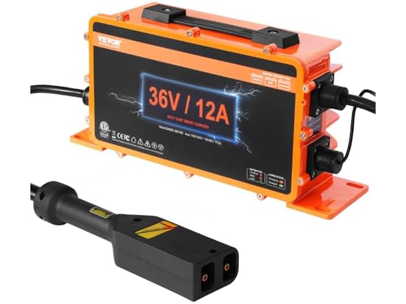 48 Volt Golf Cart Battery Charger, 15 AMP, Smart