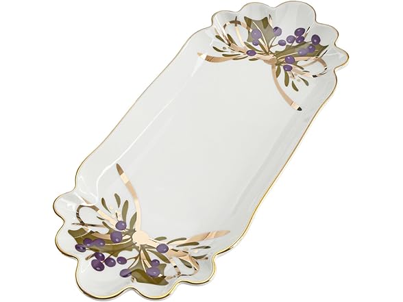 Serving Platter, Lavender Holly
