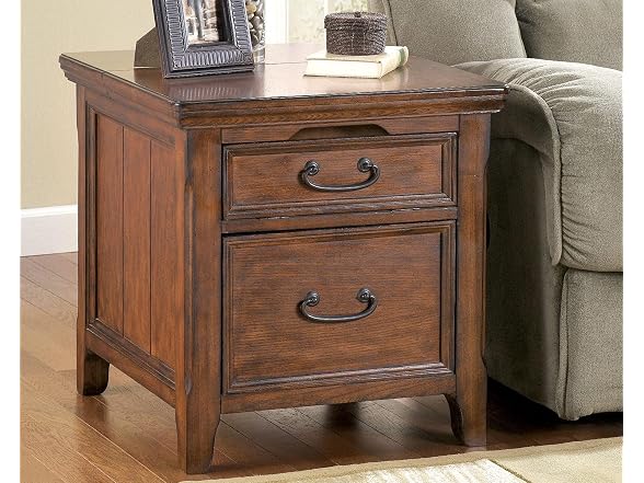 Ashley Woodboro Media End Table Brown
