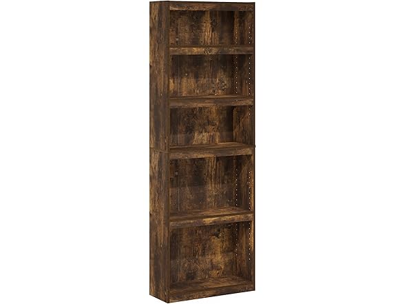 Furinno Jaya Enhanced Home 5-Tier Shelf Bookcase