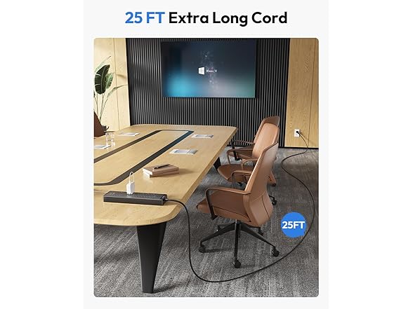 NTONPOWER Flat Plug Extension Cord