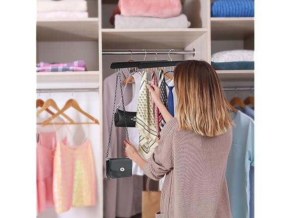 Harhana Belt Hanger for Closet 14 Hooks