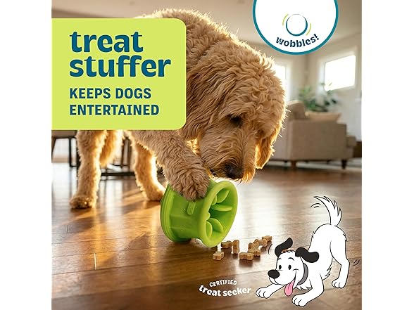 Pupstages Flex-Force Treat Cup Dog Toy