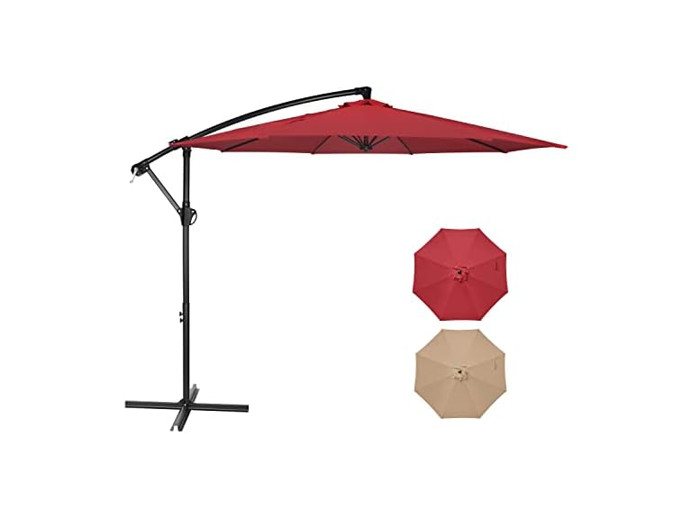 Simple Deluxe 10ft Offset Umbrella