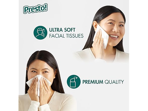 Presto! Amazon Brand - Presto! Ultra-Soft Facial