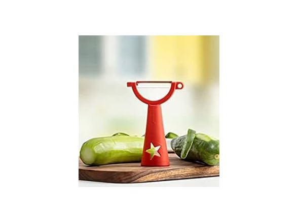 Tupperware Universal Peeler in Red