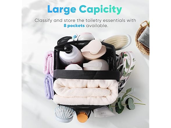 EUDELE Mesh 8-Pocket Portable Caddy