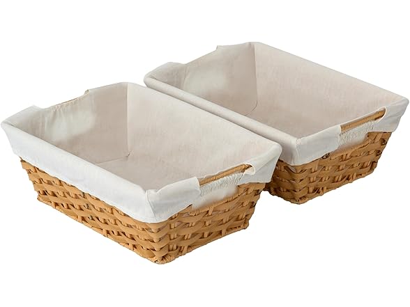 Sukkiri Wicker Storage Basket with Handles