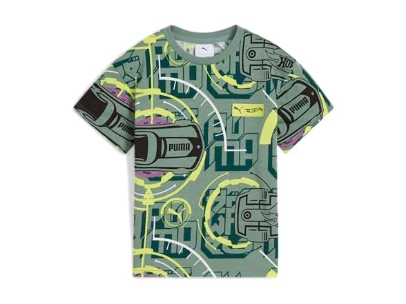 PUMA Boys Hot Wheels Graphic T-Shirt