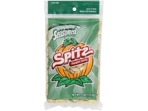 Spitz Pumpkin Seeds Seasoned, 4-Ounce