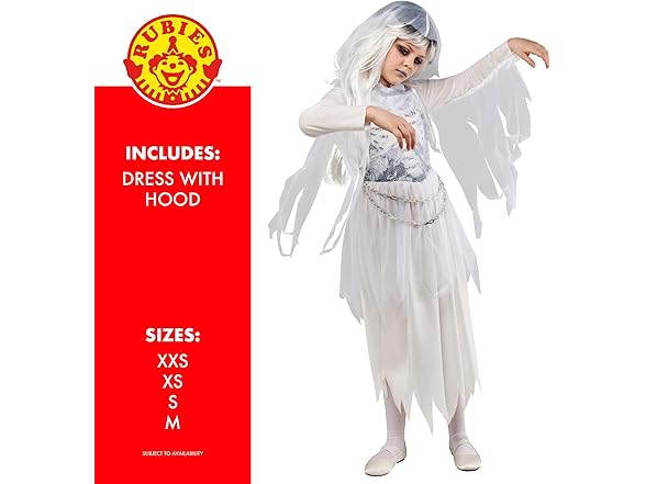 Rubie's Child's Ghostly Girl Costume