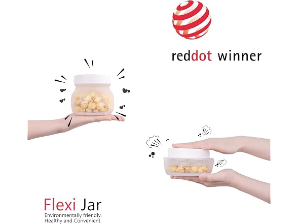 CuLiDing Collapsible Silicone Food Jars - Gallery 9