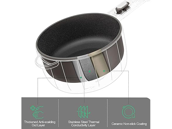 Black Electric Hot Pot
