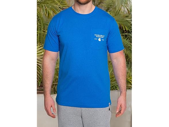 Carhartt Logo Tee (XLT) Blue
