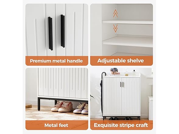 Mericonia Modern Shoe Cabinet