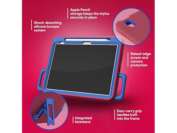 Incipio - Kids Silicone Bumper Case for iPad 10th Gen