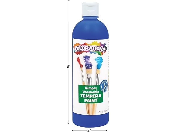 Colorations Paraben-Free Washable Tempera