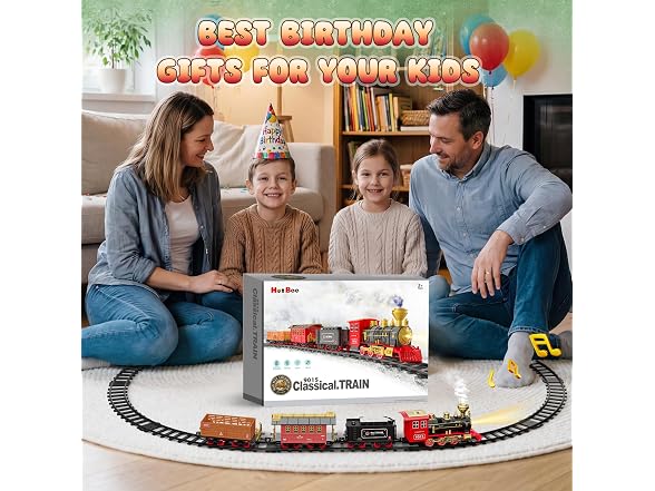Hot Bee Train Set w/ Smoke Lights & Sound